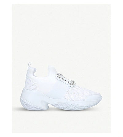 Roger Vivier Viv Run White Sneakers
