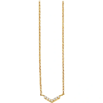 Astley Clarke Varro Honeycomb Diamond And Yellow-gold Pendant