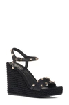 VALENTINO GARAVANI ROCKSTUD TORCHON ESPADRILLE WEDGE,SW2S0K08BAE