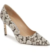 MANOLO BLAHNIK BB GENUINE SNAKESKIN POINTY TOE PUMP,BB059