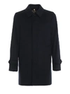 BURBERRY BURBERRY MEN'S BLUE WOOL COAT,4057085 48