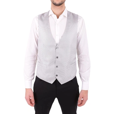 Corneliani Men's Grey Silk Vest