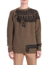 N°21 Round Collar Sweater In Brown