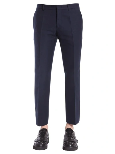 N°21 Men's Blue Cotton Trousers