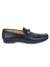 CHURCH'S CHURCH'S MEN'S BLACK LEATHER LOAFERS,ARONSOFTCALFNAVY 11