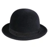 ANTHONY PETO ANTHONY PETO MEN'S BLACK WOOL HAT,BOWLERBLK 58