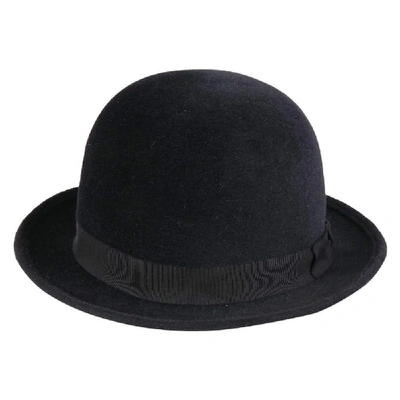 Anthony Peto Bowler Lapin Fur Felt Hat In Black