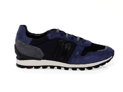 Bikkembergs Men's Blue Fabric Sneakers