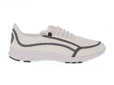 Bikkembergs Men's White Polyester Sneakers