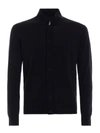 CRUCIANI CRUCIANI MEN'S BLACK WOOL CARDIGAN,CU20000148A 52