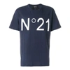 N°21 N°21 MEN'S BLUE COTTON T-SHIRT,F02163636204 L