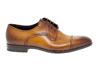 Fabi Men's Brown Leather Lace-up Shoes