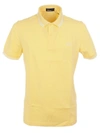 FRED PERRY YELLOW COTTON POLO SHIRT,FPM3600F76