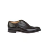 CHURCH'S CHURCH'S MEN'S BLACK LEATHER LACE-UP SHOES,GUNTHORPECALFBLACK 8.5