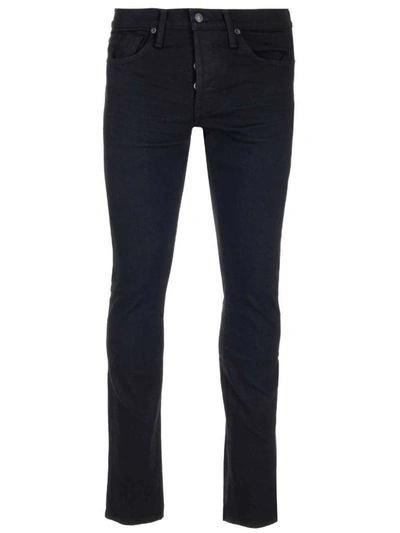 Tom Ford Black Cotton Trousers
