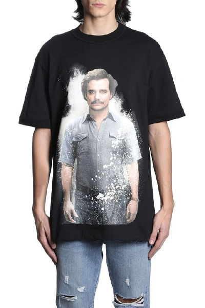 Ih Nom Uh Nit Escobar Print Cotton Jersey T-shirt In Black