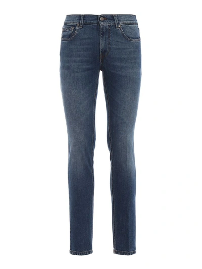 Fay St 196 Five Pocket Jeans In Medium Wash
