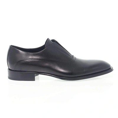 Cesare Paciotti Men's Black Leather Loafers