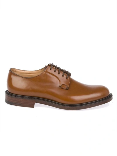 Church's Mens Brown Leather Lace-up Shoes