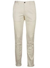 Incotex Venezia 1951 Summer Popeline Slim Fit Pants In Beige