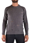 DONDUP DONDUP MEN'S GREY WOOL SWEATER,UM834M524URTT920 L