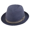 WOOLRICH WOOLRICH MEN'S BLUE JUTE HAT,WOACC1517AC163731 S