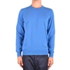 Fay Round Neck Sweatshirt In Light Blue