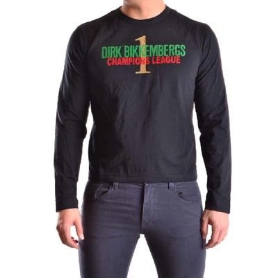 Dirk Bikkembergs Men's Black Cotton T-shirt