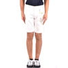 Jacob Cohen Contrasting-stitch Detail Shorts In White