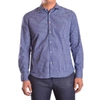 ALTEA ALTEA MEN'S BLUE COTTON SHIRT,MCBI26233 XL