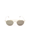 MATSUDA GOLD METAL SUNGLASSES,M3046BRUSHEDGOLD