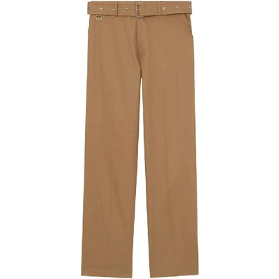 Burberry Men's Beige Cotton Trousers