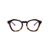 PLATOY PLATOY MEN'S BROWN ACETATE GLASSES,MOAK0ABBYA47FAUPFAULIN 47