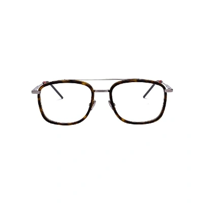 Dior Men's Brown Metal Glasses