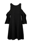 BEATRICE B BEATRICE B WOMEN'S BLACK POLYESTER DRESS,18FA6918STAR99 42