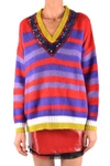 PINKO PINKO WOMEN'S MULTICOLOR ACRYLIC SWEATER,1B13GCY534ERB S