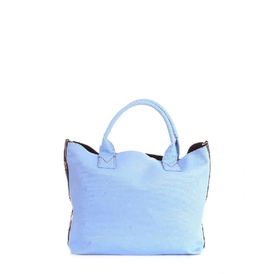 Pinko Women's Light Blue Polyurethane Handbag