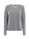 ASPESI ASPESI WOMEN'S GREY WOOL SWEATER,3990396501182 40