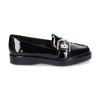 MICHAEL KORS MICHAEL KORS WOMEN'S BLACK PATENT LEATHER LOAFERS,40T7CPFP1A001 9.5