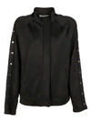 ALEXANDER WANG ALEXANDER WANG WOMEN'S BLACK POLYESTER JACKET,4C372000C1001 S