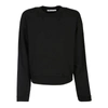 ALEXANDER WANG ALEXANDER WANG WOMEN'S BLACK COTTON SWEATER,4C281068B2001 M