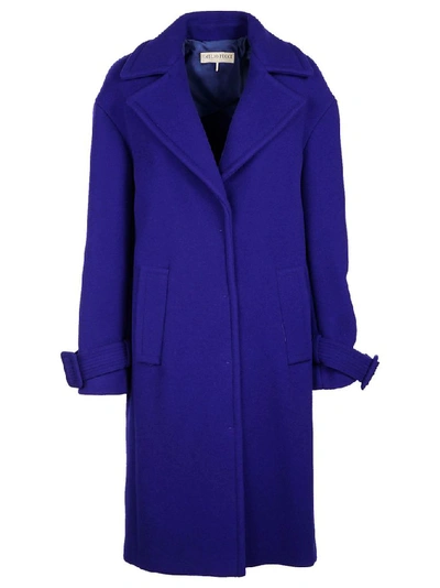 Emilio Pucci Women's Blue Wool Coat