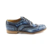 CHURCH'S CHURCH'S WOMEN'S BLUE LEATHER LACE-UP SHOES,A73683BURWOODBLUE 36