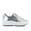 ALEXANDER SMITH ALEXANDER SMITH WOMEN'S SILVER LEATHER SNEAKERS,A43143SILVER 36