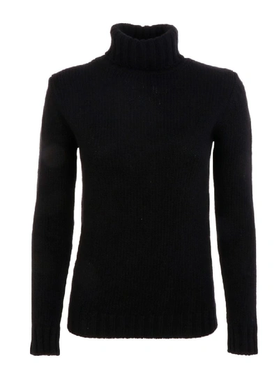 Anneclaire Women's Black Wool Sweater
