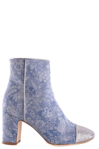 Polly Plume Ankle Boot In Blue