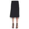 VERSACE VERSACE WOMEN'S BLACK ACETATE SKIRT,A78380A223415A1008 40