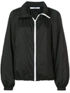 Givenchy Zip-front Hooded Wind-resistant Jacket In Black