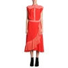 GIVENCHY GIVENCHY WOMEN'S RED SILK DRESS,BW209G10JX600 36