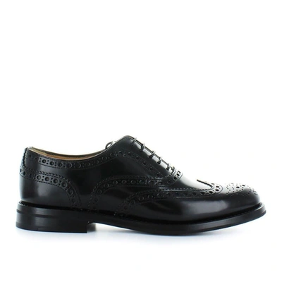 Church's Black Leather Lace-up Shoes